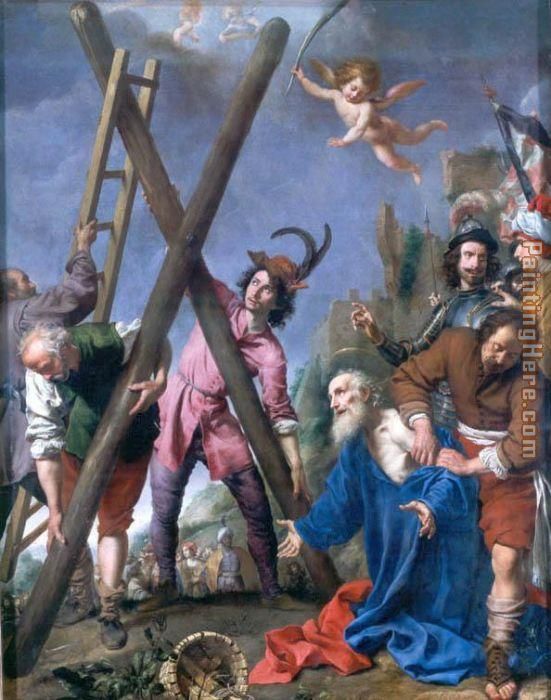 Crucifixion of St. Andrew painting - Caravaggio Crucifixion of St. Andrew art painting